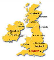 Londra Cartina Regno Unito